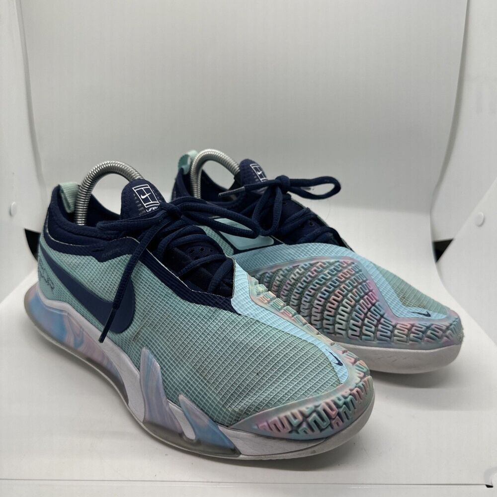 Nike Court React Vapor NXT Glacier Blue Running Shoes CV0742-402 Women's Size 8